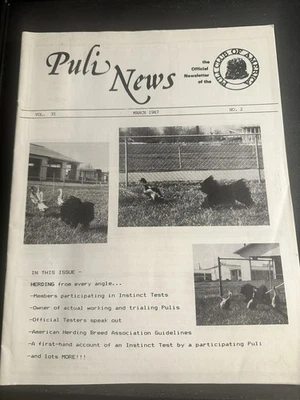 Puli News PCA 1987 Puli Club Magazine Issues 1,2,3,4,5,6 - Imagem 1 de 4