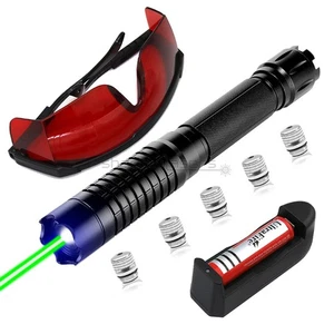GQ6-S THOR M II 532 nm sichtbarer grüner Laserpointer & Akku & Ladegerät & Brille USA - Bild 1 von 14
