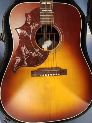 Gibson Hummingbird LEFTY!! Studio Rosewood 2024 Satin Rosewood Burst  FREE SHIP! - Image 1 of 4