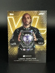 2021 Formula 1 Topps Lights Out | Lewis Hamilton World Champion Portrait - Picture 1 of 2