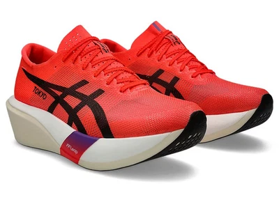 1013A163-600 Asics Metaspeed Edge Tokyo Flash rojo negro (para hombre) - Imagen 1 de 4