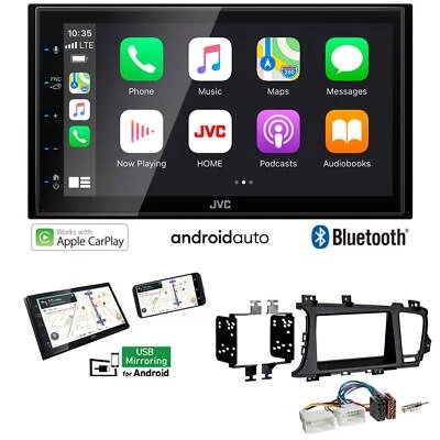 JVC KW-M560BT Autoradio Apple CarPlay Android für KIA Optima ab 2012 schwarz - Bild 1 von 4