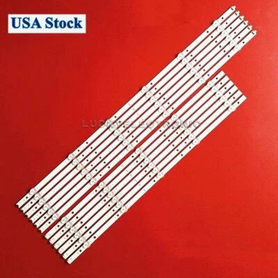 Kit Tira LED (12) para 65PUS6504 65PUS6554 E4SW6518RKU E4ST6519RKU LB65065 V0 V1 Foto 1 de 4
