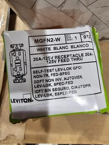 Leviton NSB MGFN2-W Outlets EA - Picture 1 of 4