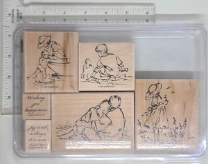 Stampin' Up rubber stamp set, SUMMER BY THE SEA 2004 - Picture 1 of 5