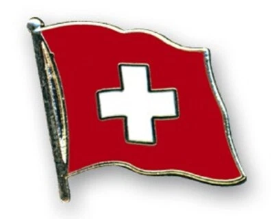 Schweiz Flaggen Pin - Schweiz Fahne Flagge Ansteck-Pin - Bild 1 von 3
