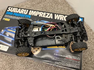 Tamiya SUBARU Impreza WRC 2001 Prototype Roller w Electronics & Box - Picture 1 of 18