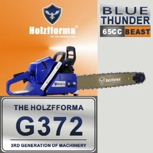 65cc Holzfforma G372 Gasoline Chainsaw WT 20" Guide Bar Chain For Husqvarna 365 - Picture 1 of 11