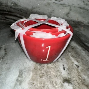 New Rae Dunn Disney Pixar Incredibles Red Nesting Measuring Cups, Set Of Four - Picture 1 of 4