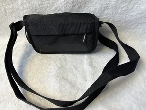 JVC Camcorder Camera Bag Padded Pouch Soft Case Black w/Shoulder Strap 6"x3"x3" - Picture 1 of 6