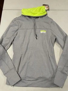 NWT VICTORIAS SECRET PINK STORE ULTIMATE FUNNEL NECK YOGA SWEATSHIRT XS - Picture 1 of 4