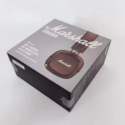 Marshall Major IV Bluetooth Headphones Wireless - On Ear - Foldable Brown