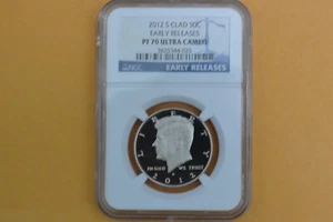 2012 S CLAD Kennedy JFK Half Dollar Proof NGC PF70 UCAM EARLY RELEASES - Picture 1 of 4