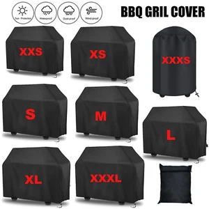 Heavy Duty BBQ Cover Waterproof Barbecue Gas Smoker Grill Patio Garden Outdoor - Picture 1 of 18