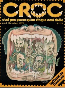 CROC Magazine / Octobre 1979 / 01 / Premier Numéro / Comme neuf - Picture 1 of 1