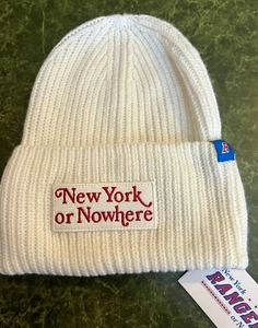 NY RANGERS SOMBRERO DE PUNTO NEW YORK OR NOWHERE NYON GORRA DE INVIERNO GORRO MSG NHL HOCKEY - Imagen 1 de 3