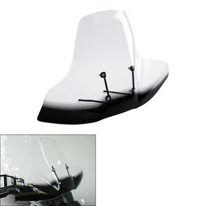 Parabrisas ATV grande de 7/8" de 2 tonos con soportes aptos para Polaris Arctic Cat Honda Yamaha - Imagen 1 de 12