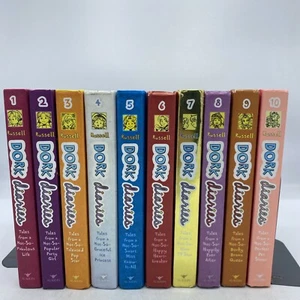 Dork Diaries Series Lot of 10 Books 1-10 by Rachel Renée Russell Hardcover -GOOD - Picture 1 of 17