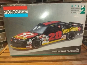 1991 MONOGRAM Model Havoline Ford THUNDERBIRD 1.24 Davey Allison RACING NASCAR - Picture 1 of 4
