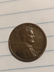 1945 Wheat Penny No Mint Mark - Picture 1 of 1