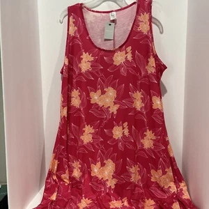 West Loop Sundress Women's X Large Round neck Sleeveless Floral - Picture 1 of 2