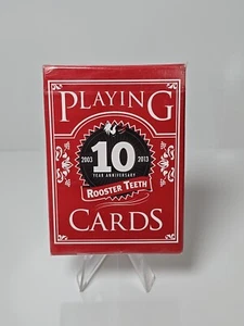 RARE Rooster Teeth 10 Year Anniversary Playing Cards RTX Exclusive FACTORY SEAL - Picture 1 of 5