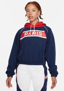 Suéter con capucha Nike Air Jordan PSG mediano M Paris St alemán azul rojo alemán para mujer - Imagen 1 de 10