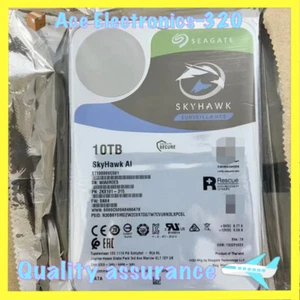 ST10000VE001 Seagate Skyhawk AI Internal Hard Drive 10TB 7200 RPM 256MB SATA3.0 - Picture 1 of 5