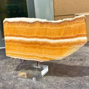 1.47LB Natural yellow calcite flakes mineral polished crystal energy therapy - Picture 1 of 16