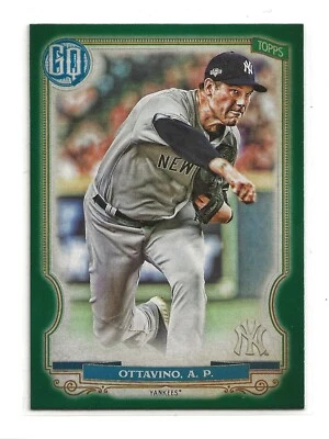ADAM OTTAVINO 2020 Topps Gypsy Queen Green Parallel New York Yankees (#169) - Image 1 of 2