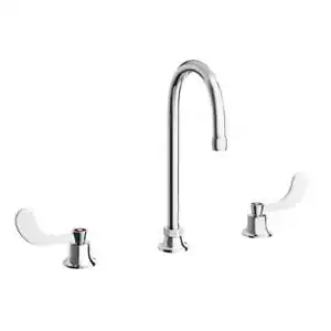 PROFLO PFX4085 Two-Handle Widespread Bathroom Faucet - Polished Chrome 0.5 GPM - Picture 1 of 4