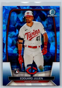 Edouard Julien 2023 Bowman Chrome Sapphire Edition Rookie #1 Minnesota Twins - Picture 1 of 2