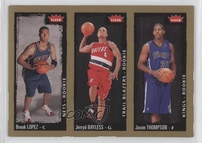 2008-09 Fleer Glossy Brook Lopez Jerryd Bayless Jason Thompson #239 Rookie RC - Image 1 of 2