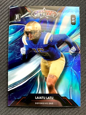 2023 LAIATU LATU ROOKIE /8 WILD CARD AMERICAN METALLIX RC #WMG-LL - Image 1 of 2