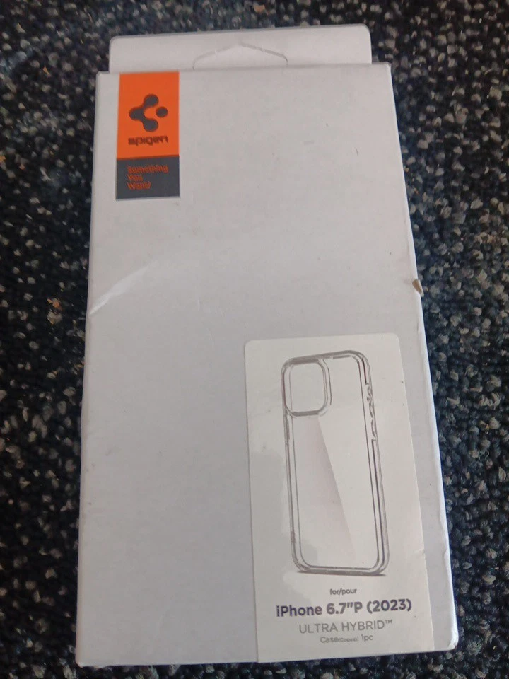 Spigen Ultra Hybrid Clear Phone Case, iPhone 6.7”P (2023), 1 Piece NIB Freeship  - Image 1 of 1