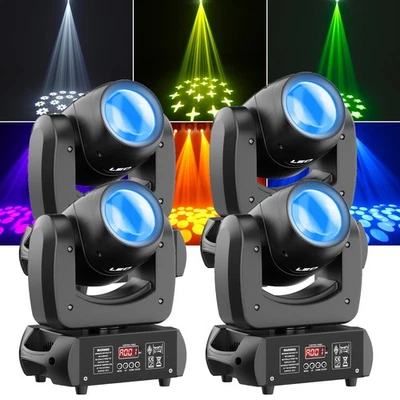 8x 150W LED Moving Head Stage Lighting Disco DJ DMX Beam RGBW Gobo Spot Light - Image 1 of 4