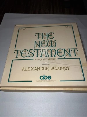 ABS The New Testament King James Version Vinyl Records Box Set of 17 Vintage - Image 1 of 4