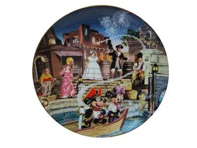 Disneyland 40 Aniversario Piratas del Caribe Plato Bradford Exchange Foto 1 de 4