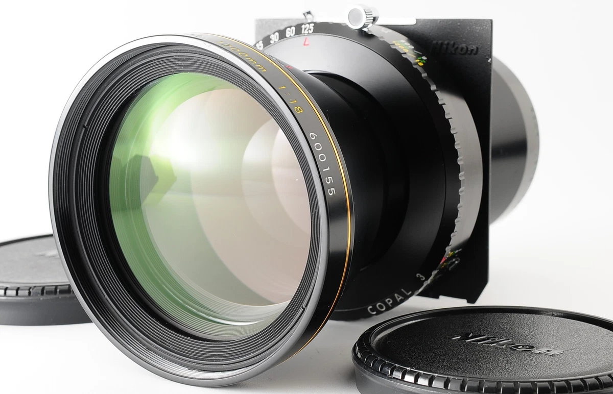 NIKKOR-T ED 600mm 800mm 1200mm レンズ#4032L Nikon Nikkor-T * ED 600mm F9 8x10 View Camera Lens in Copal #3 [EXC]