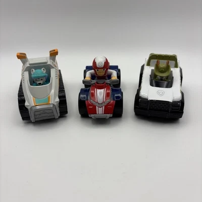 Lote De 3 Vehículos Diecast Paw Patrol ✅ True Metal ✅ Ryder - Everest - Rastreador Foto 1 de 4