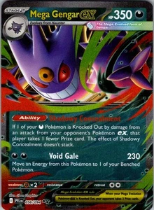 Mega Gengar ex Reverse Holo 056/094 casi nuevo - Imagen 1 de 1