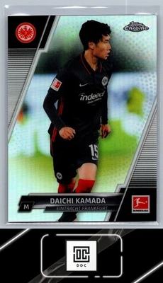 2021-22 Topps Chrome Bundesliga #39 Daichi Kamada Refractors - Image 1 of 2