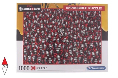 PUZZLE TEMATICO CLEMENTONI FILM IMPOSSIBILE LA CASA DI CARTA 1000 PZ - Immagine 1 di 2