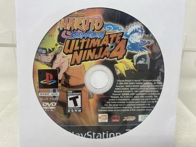 Disco Naruto Shippuden Ultimate Ninja 4 Sony PlayStation 2 PS2 solo probado Foto 1 de 3