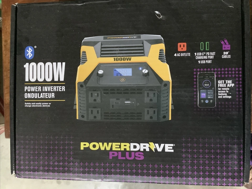 PowerDrive 1000 Watt Power Inverter PWD1000P, Brand New - Image 1 of 4