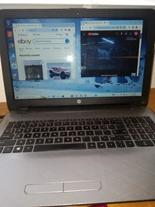 Notebook HP 15-ac Intel Pentium N3700 8GB RAM 1TB HDD Win 10 TOUCH SCREEN - Picture 1 of 7