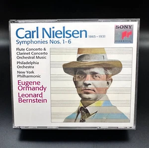 Nielsen SYMPHONIES NOS 1-6 Ormandy Bernstein [Sony 4 CD Box Set] CDs are NM - Picture 1 of 4