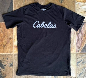 Cabela's T Shirt - Black - L - Logo Tee - Hunting Camping Outdoors - Picture 1 of 3