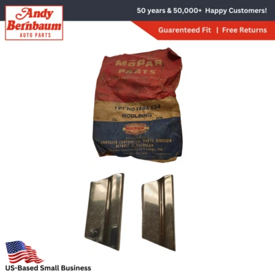 Plymouth Belvedere 1953 capó guardabarros delantero derecho moldura cromada 1494334 nuevo en stock Foto 1 de 4