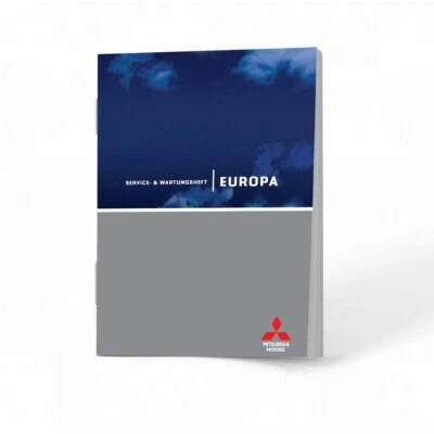 Libretto di manutenzione tedesco Mitsubishi 20 pagine - Immagine 1 di 4